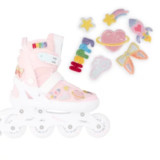Replacement Badges for inSPORTline Children’s Inline Skates Labelo – 14 Pcs.