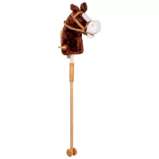 Hobby Horse w/ Wheels inSPORTline Arklino - Dark Brown