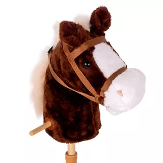 Hobby Horse w/ Wheels inSPORTline Arklino - Dark Brown