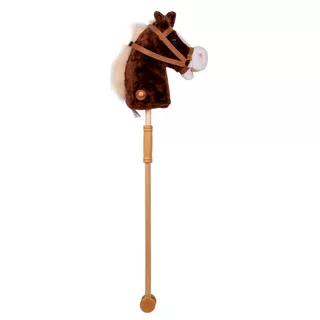 Hobby Horse w/ Wheels inSPORTline Arklino - Dark Brown
