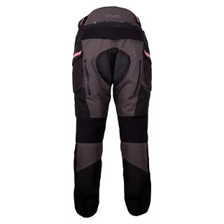Women’s Motorcycle Pants W-TEC Barbata - černo-šedo-růžová