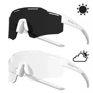 Polarizing and Photochromic Sunglasses inSPORTline Molineto White