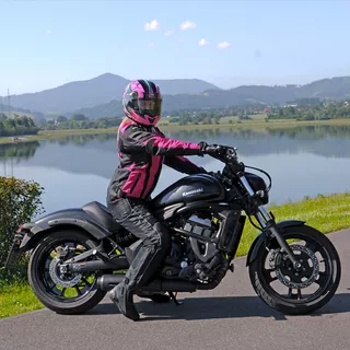 Flip-Up Motorcycle Helmet W-TEC Pezzon Magenta - Pink-Black