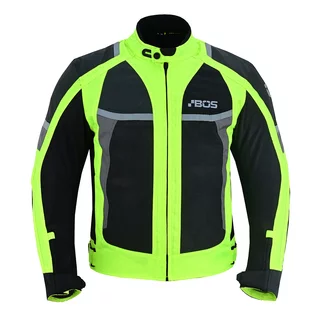 Men’s Motorcycle Jacket BOS Libera - Neon