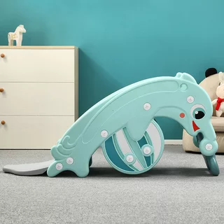 3-in-1 Children’s Slide & Swing Set inSPORTline Frofino - Mint