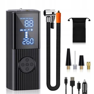 Electric Air Pump inSPORTline Dukefira w/ Power Bank & LED Light