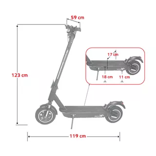 E-Scooter W-TEC Lambreto Max II 10”