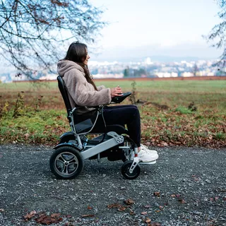 Electric Wheelchair inSPORTline Hawkie II 700 W - Silver