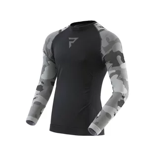 Thermal Motorcycle T-Shirt Rebelhorn Freeze II Jersey - Black-Camo