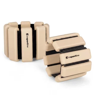 Adjustable Wrist/Ankle Weights inSPORTline Brace - Beige