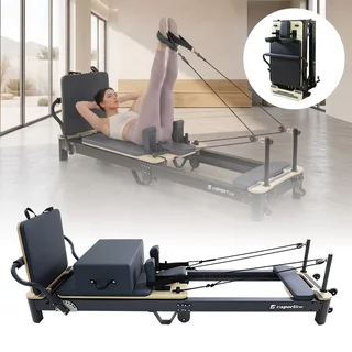 Pilates Reformer inSPORTline Comfolder EVO - Anthracite