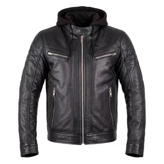 Leather Motorcycle Jacket W-TEC Murayo - Black
