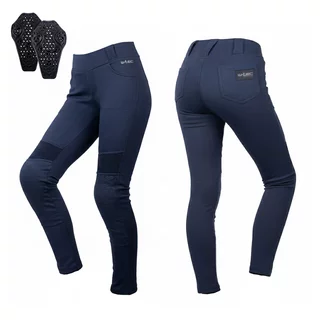 Women’s Motorcycle Leggings W-TEC Lukrecia Base Blue - Blue