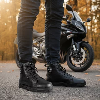 Motorcycle Shoes W-TEC Ravito - Black
