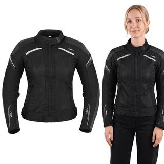 Women’s Summer Textile Motorcycle Jacket BOS Aylin - Black