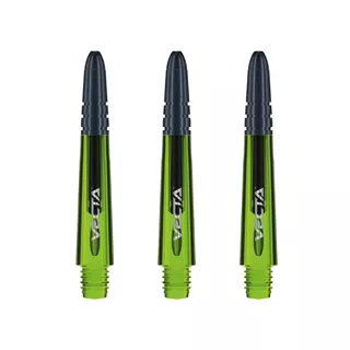 Dart Shafts Winmau Vecta Short - Black - Green