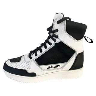 Motorcycle Boots W-TEC Bastige - Black-White