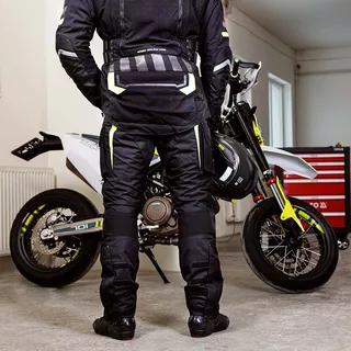 Motorcycle Pants W-TEC Aircross - Black-Grey