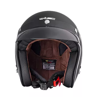 Motorcycle Helmet W-TEC Kustom Black Heart - Starter, Matte Black