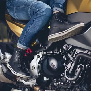 Motorcycle Shoes W-TEC Culabus - Black-Grey