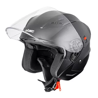 Motorcycle Helmet W-TEC Putta - Matt Black-Bronze