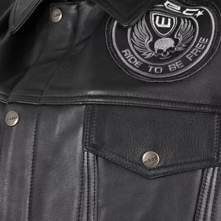 thumbnail image 2 of Faux Leather Zip Front Vest W/ Faux Fur Collar & Concealed Carry Pocket Cw8039 F23 2 of 13