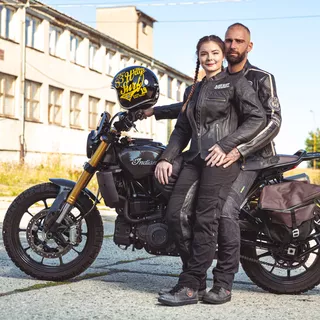 Motorcycle Helmet W-TEC Café Racer - Big Star