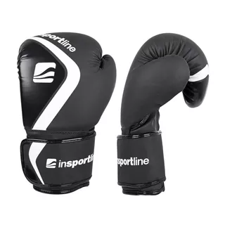 Wall-Mounted Electronic Punching Target inSPORTline Smartpunch + Boxing Gloves inSPORTline Shormag - Black