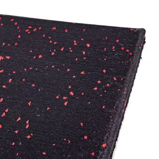 Heavy Duty Floor Mat inSPORTline Proteko II 50 x 50 x 1.5 cm - Black-Red