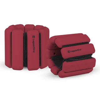 Adjustable Wrist/Ankle Weights inSPORTline Brace - bordeaux