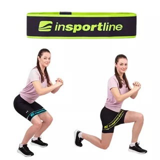 Resistance Band inSPORTline Hiplop S - Fluo Green - Fluo Green