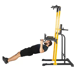 Free-Standing Pull-Up Station inSPORTline Power Tower PT250 - Black-Yellow