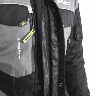 Men’s Motorcycle Jacket W-TEC Burdys Evo - Black-Grey-Red