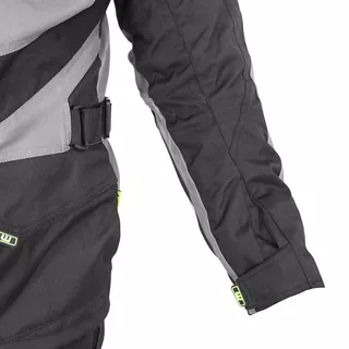 Men’s Motorcycle Jacket W-TEC Burdys Evo - Black-Grey-Red