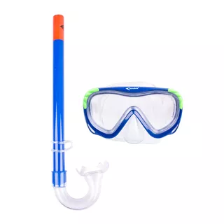 Diving Set Escubia Turtle Kid - Blue - Blue