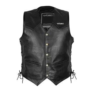 Leather Motorcycle Vest W-TEC Rockridge