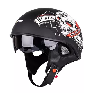 Motorcycle Helmet W-TEC Web Skull V535