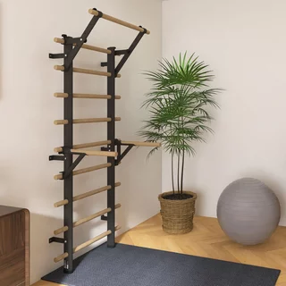 Wall Bars inSPORTline Wootaline 199 x 80 cm w/ Pull-Up Bar & Parallel Bars