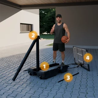 Foldable Basketball Hoop inSPORTline Tifton