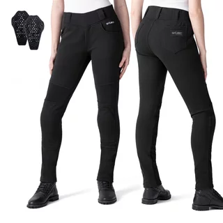 Women’s Motorcycle Leggings W-TEC Lukrecia Base - Black