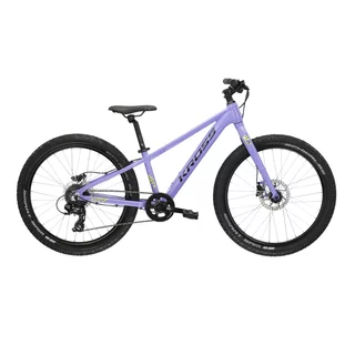 Junior Girls’ Bike Kross LEA JR 2.0 24” – 2025 - fialová / černá / lesk