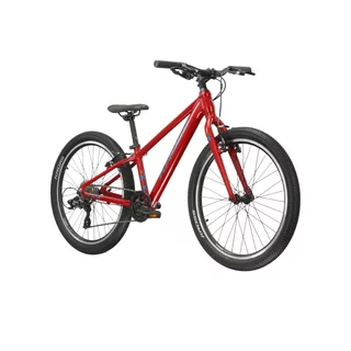 Junior Bike Kross LEVEL JR 1.0 24” Gen 007 - červená / marinový / lesk