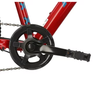 Junior Bike Kross LEVEL JR 1.0 24” Gen 007 - červená / marinový / lesk