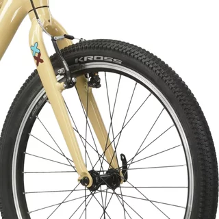 Junior Bike Kross LEVEL JR 1.0 24” Gen 007 - červená / marinový / lesk
