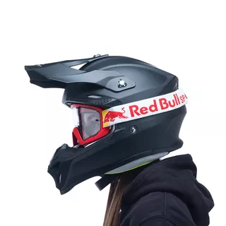 Motocross Goggles Red Bull Spect Whip, Red, Clear Lens