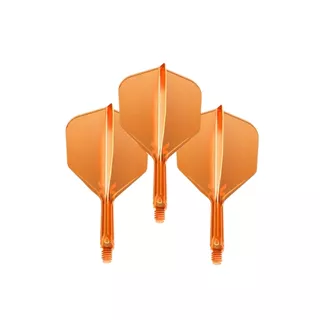 Dart Flights Target K-Flex Neon No.6 Medium – 3-Pack - Fluo Orange - Fluo Orange