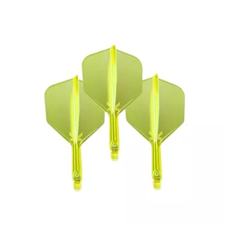 Dart Flights Target K-Flex Neon No.6 Medium – 3-Pack - Fluo Orange - Fluo Yellow