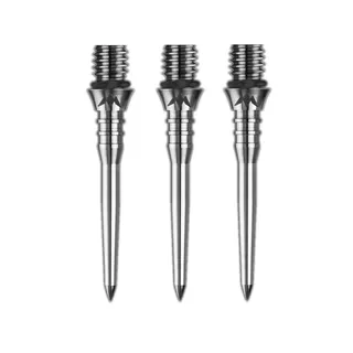 Dart Points Mission Titan Pro Ti Conversion Grooved Silver 30 mm – 3-Pack