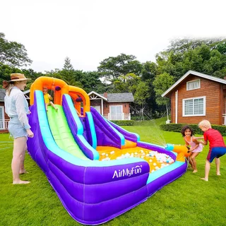 Inflatable Bounce House AirMyFun Double Slide 83006