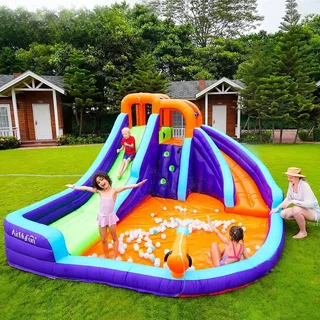 Inflatable Bounce House AirMyFun Double Slide 83006